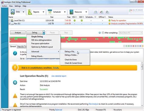 Download Auslogics Disk Defrag